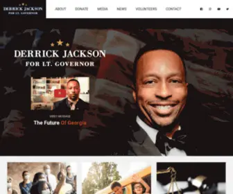 Derrickjackson.org(Vote Derrick Jackson) Screenshot