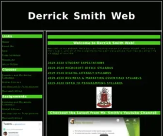 Derricksmithweb.com(Derrick Smith Web) Screenshot