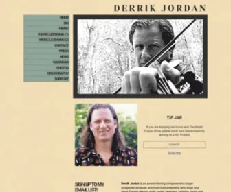 Derrikjordan.com(Derrik Jordan) Screenshot