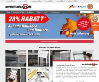 Derrollladen24.de(Rollladen nach Maß) Screenshot