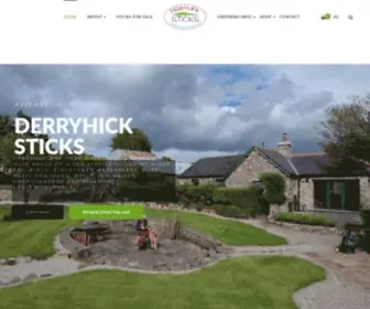 Derryhicksticks.com(Walking Sticks from Ireland) Screenshot