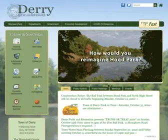 Derrynh.org(Town of Derry NH) Screenshot