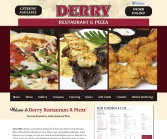 Derryrestaurantandpizza.com(Derry Restaurant & Pizza) Screenshot