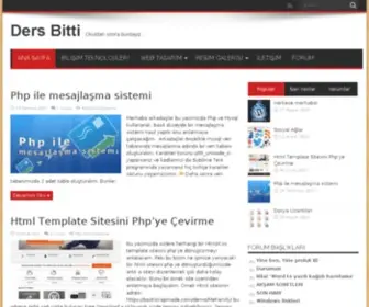 Dersbitti.com(Ders Bitti) Screenshot