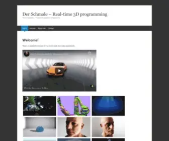 Derschmale.com(Freelance graphics programmer) Screenshot