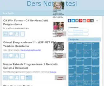 Dersnotusitesi.com(Dersnotusitesi) Screenshot