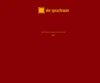 Dersprachraum.de(Der sprachraum) Screenshot