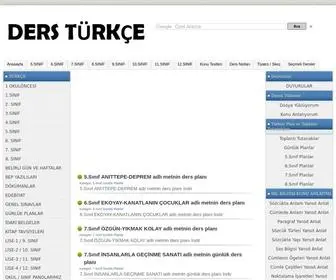 Dersturkce.com(Türkçe) Screenshot