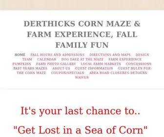 Derthickscornmaze.com(Derthick's Corn Maze) Screenshot