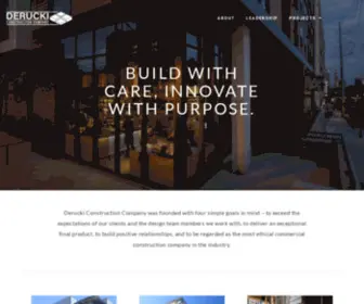 Deruckiconstruction.com(Derucki Construction) Screenshot
