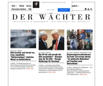 Derwaechter.net(Investigativ & Unabhängig) Screenshot