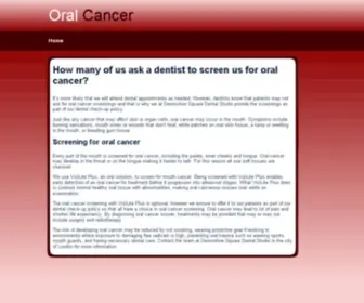 Derweb.co.uk(How many of us ask a dentist to screen us for oral cancer) Screenshot