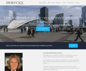 Deryckx-Recrutement.com(Cabinet DERYCKX Recrutement) Screenshot