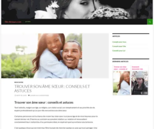 Des-Amours.com(Trouvez un site de rencontre sur) Screenshot