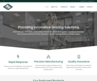 Desa.ca(Providing Innovative Glazing Solutions) Screenshot