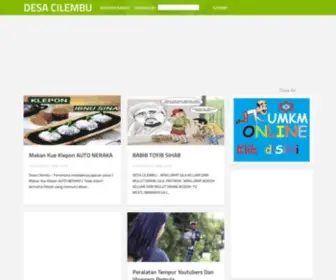 Desacilembu.com(DESA CILEMBU) Screenshot