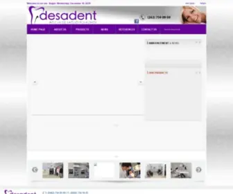 Desadent.com.tr(DESADENT AĞIZ VE DİŞ SAĞLIĞI POLİKLİNİĞİ) Screenshot