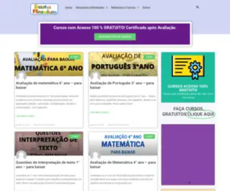 Desafiosmate.com.br(Início) Screenshot