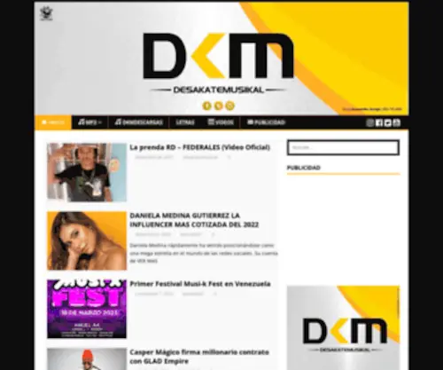 Desakatemusikal.net(Desakatemusikal) Screenshot