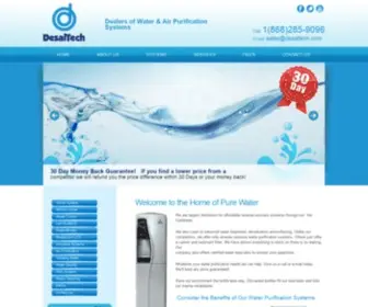 Desaltech.com(Desal Tech) Screenshot