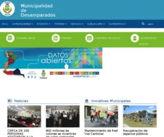 Desamparados.go.cr(Municipalidad de Desamparados) Screenshot