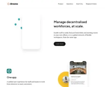 Desana.io(Home) Screenshot