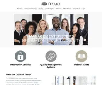 Desaragroup.com(The DESARA Group) Screenshot