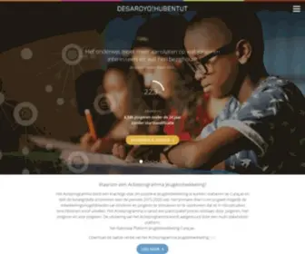 Desaroyodihubentut.cw(Actieprogramma Jeugdontwikkeling) Screenshot