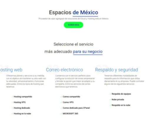 Desarrolloespacios.com(Espacios de México) Screenshot