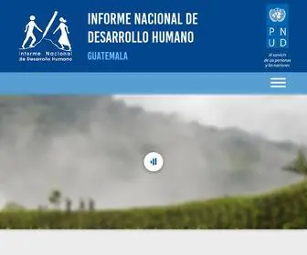 Desarrollohumano.org.gt(PNUD) Screenshot