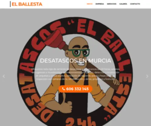 Desatascoselballesta.com(Desatascos en Murcia) Screenshot