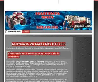 Desatascosenarcos.com(Desatascos arcos) Screenshot