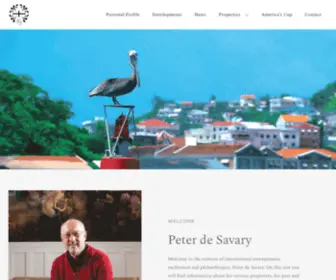 Desavary.com(Peter de Savary) Screenshot