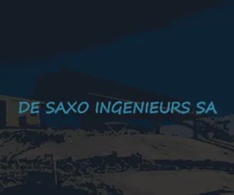 Desaxo.ch(De Saxo Ingénieurs SA) Screenshot