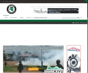 Desc-Wondo.org(Est un site web de référence en matière de Défense et sécurité du Congo » (DESC)) Screenshot