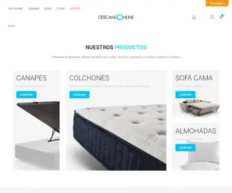 Descansonline.com(Productos de descanso directos de fabrica) Screenshot