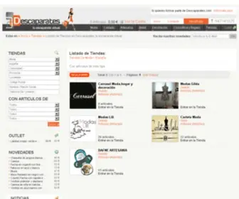 Descaparates.com(Tiendas, Ropa, Moda, Tiendas, Venta Online) Screenshot