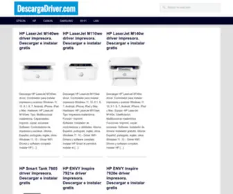 Descargadriver.com(Impresoras, Wi-Fi, tarjetas de red, laptops, video, audio, etc) Screenshot