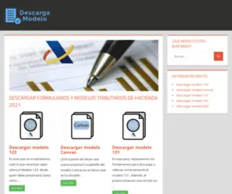 Descargamodelo.com(Descargar formularios y modelos tributarios de hacienda 2021) Screenshot