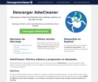 Descargaradwcleaner.com(Descargaradwcleaner) Screenshot