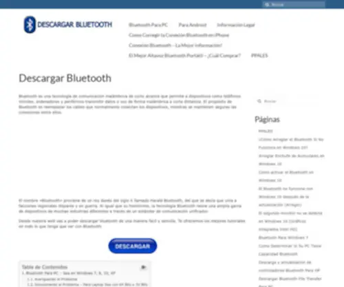 Descargarbluetooth.com(¦› Descargar Bluetooth) Screenshot