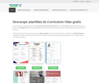 Descargarcurriculum.com(Plantillas) Screenshot