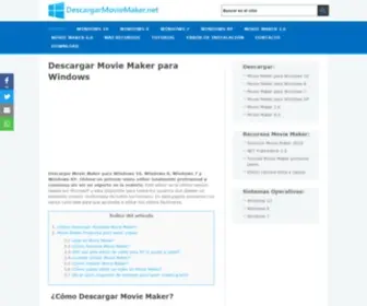 Descargarmoviemaker.net(Última versión) Screenshot