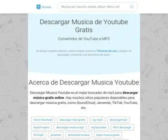 Descargarmusicayoutube.online(Descargar Musica Youtube) Screenshot