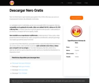 Descargarnero.com(Descargar Nero Gratis) Screenshot