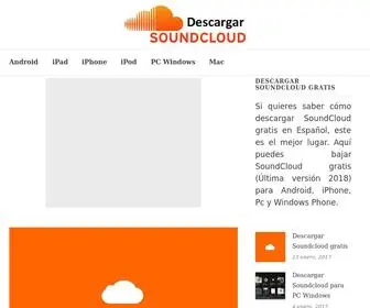 Descargarsoundcloud.com(Descargar SoundCloud gratis) Screenshot