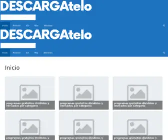 Descargatelo.net(Descargar programas GRATIS) Screenshot