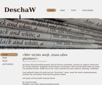 Deschawi.de(DeschaWi – Home) Screenshot