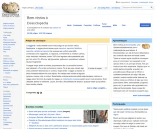 Desciclopedia.org(Desciclopédia) Screenshot