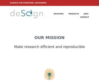 Descign.com(Science for everyone) Screenshot